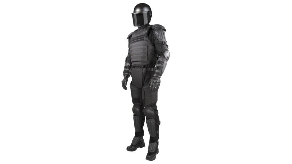 Damascus Protective Gear Phenom6 PX6 Tactical Riot Suit, Black, Extra Large, PX6 -XL