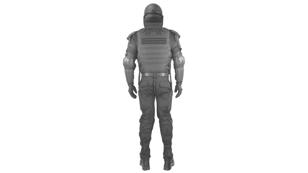 Damascus Protective Gear Phenom6 PX6 Tactical Riot Suit, Black, Extra Large, PX6 -XL