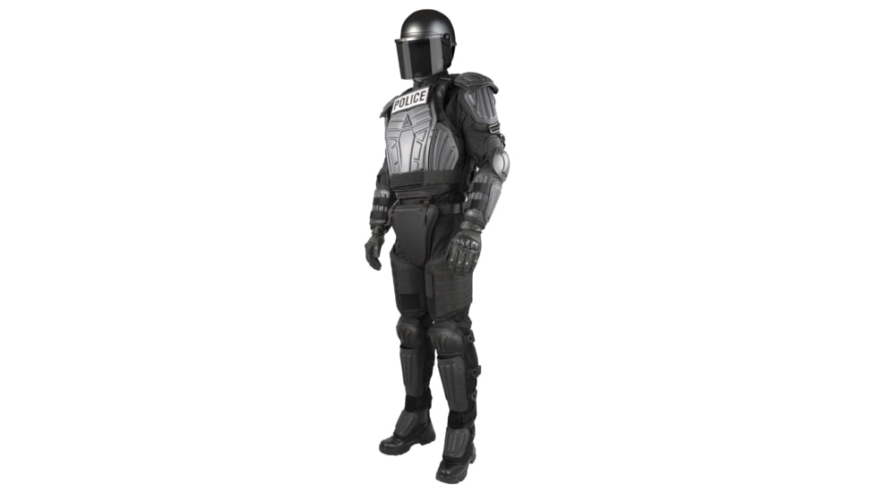 Damascus Protective Gear Phenom6 PX6 Tactical Riot Suit, Black, Extra Large, PX6 -XL