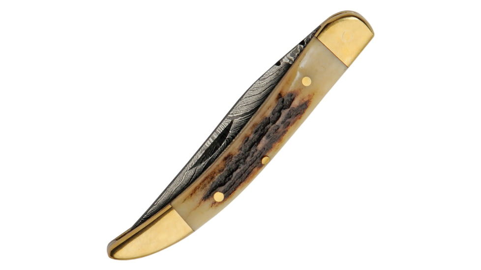 Damascus Toothpick Stag