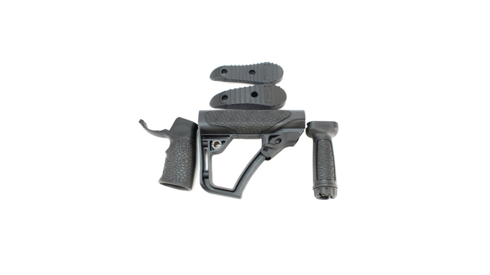 Daniel Defense Buttstock/Pistol Grip/Vertical Foregrip Combo Black, 28-102-06145-006