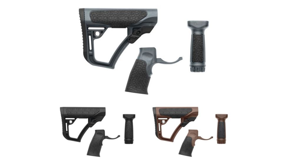 Daniel Defense Buttstock/Pistol Grip/Vertical Foregrip Combo