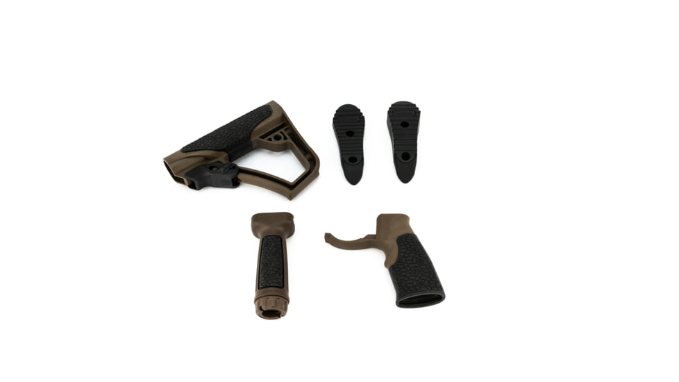 Daniel Defense Buttstock/Pistol Grip/Vertical Foregrip Combo Mil Spec+, 28-102-06145-011