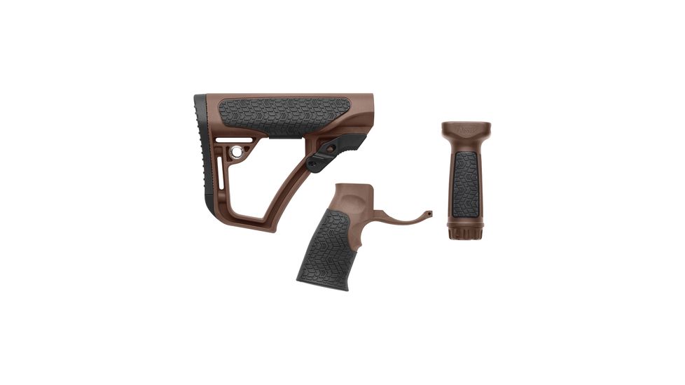 Daniel Defense Buttstock/Pistol Grip/Vertical Foregrip Combo Mil Spec+, 28-102-06145-011