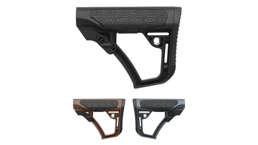 Daniel Defense Collapsible Buttstock, Black, Mil Spec+, Tornado