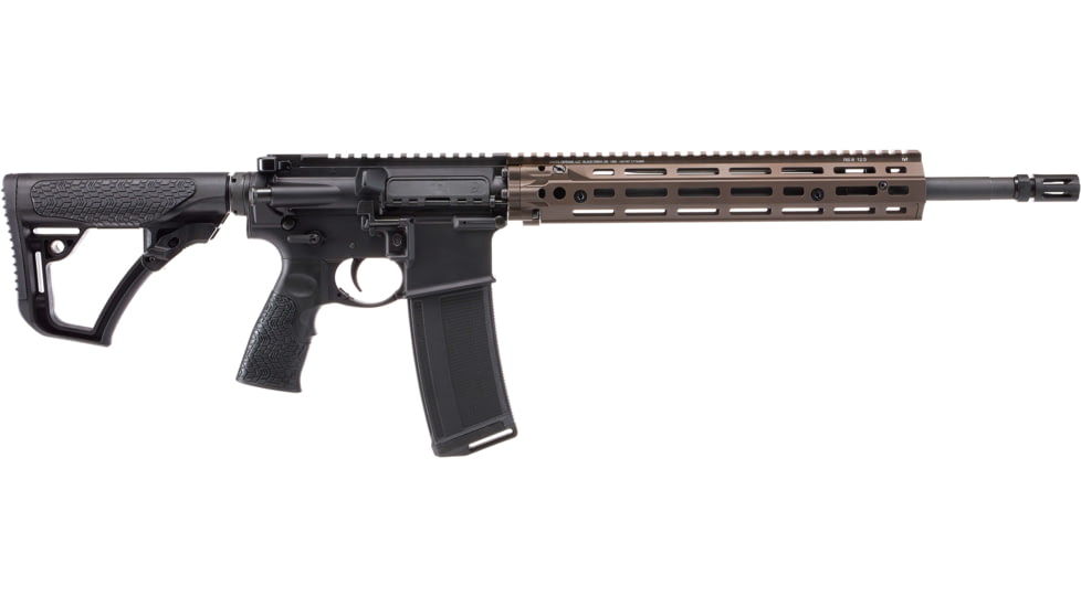 Daniel Defense DD4 RIII AR-15 Rifle, 5.56x45mm NATO, 16 in Barrel, 1-7 Twist, Mid Length, Flash Suppressor, 30 Round Magazine, 0219103270047-FRRMPG