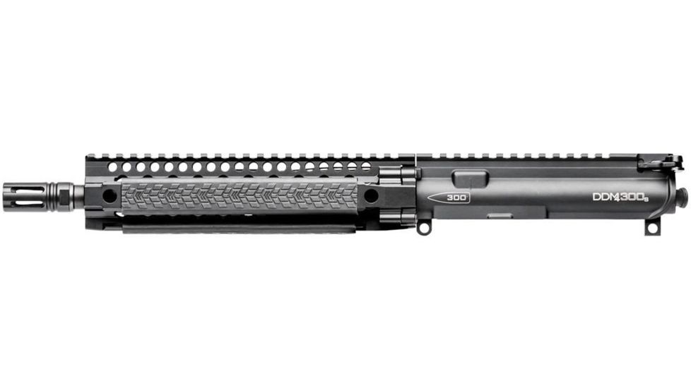 Daniel Defense DDM4 300 S, URG, 300 AAC Blackout, 1/8, S2W, LPG, DDM4 Rail 9.0, DDFS Complete Upper Receiver w/ Flash Hider, Black, 10.3in, 23-088-19020-047