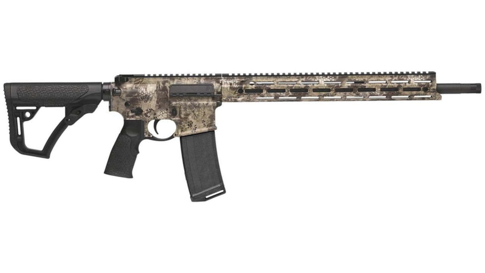 Daniel Defense DDM4 Hunter AR-15 Rifle, 5.56x45mm NATO, 18 in Barrel, 1-7 Twist, Rifle Length, Threaded Muzzle Device, 32 Round Magazine, 0212881702047-FRRMPG