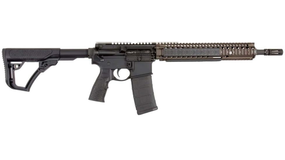 Daniel Defense DDM4 M4A1 AR-15 Rifle, 5.56x45mm NATO, 14 in Barrel, 1-7 Twist, Flash Suppressor, 10 Round Magazine, 0208806027055-FRRMPG