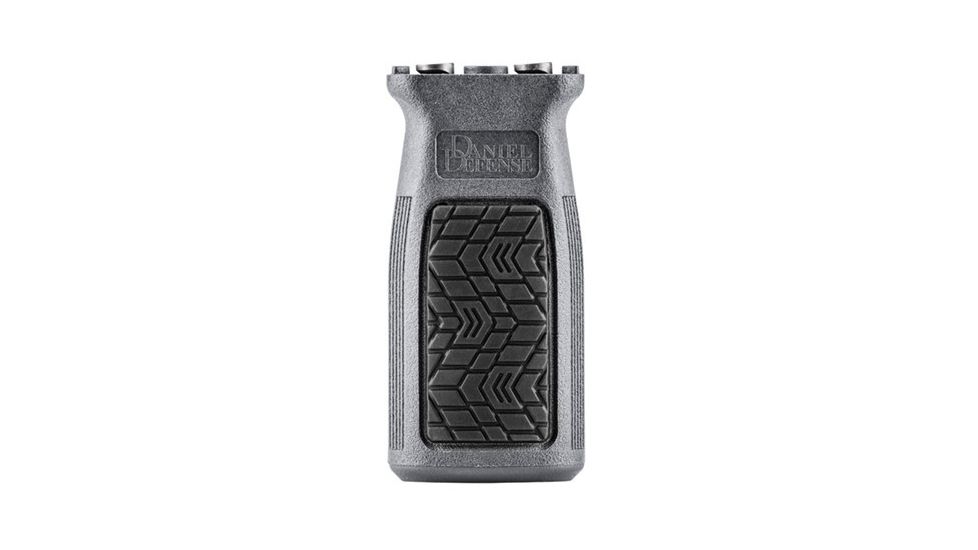 Daniel Defense KeyMod Vertical Foregrip, Daniel Defense Tornado, Gray, 21-067-19042-012, EDEMO1