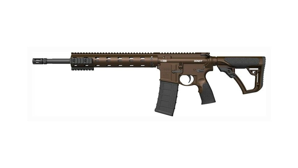 Daniel Defense M4 Carbine V7 Msp Semi-Auto Rifle, 223 Rem/5.56 NATO, 16in Barrel