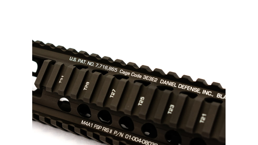 Daniel Defense M4A1 FSP Rail Interface System II, 12.25in 2-Piece Handguard, Flat Dark Earth, DD-8030