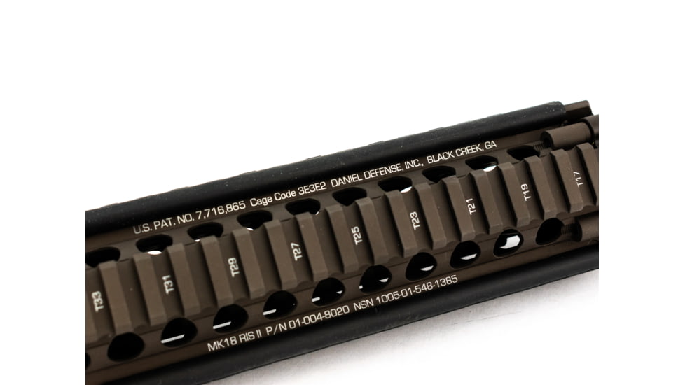 Daniel Defense MK18, URG, 5.56, 1/7, GOV, LPG, RIS II Rail, DDFS Complete Upper Receiver w/ Flash Hider, Flat Dark Earth, 10.3in, 23-004-08013-011