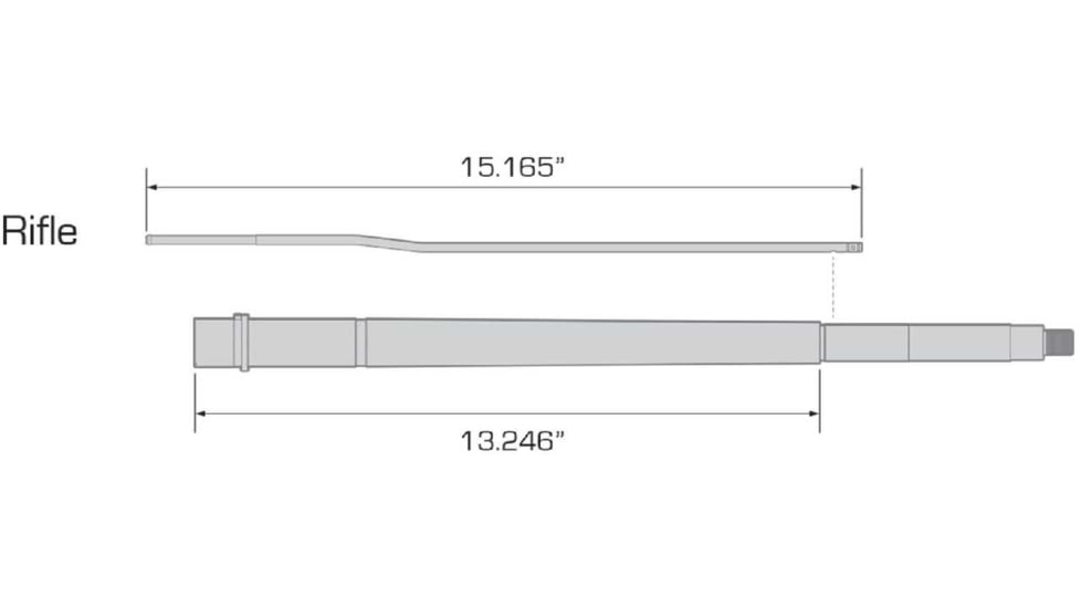 Daniel Defense Rifle Length Gas Tube RTL Assy, 04-013-09094