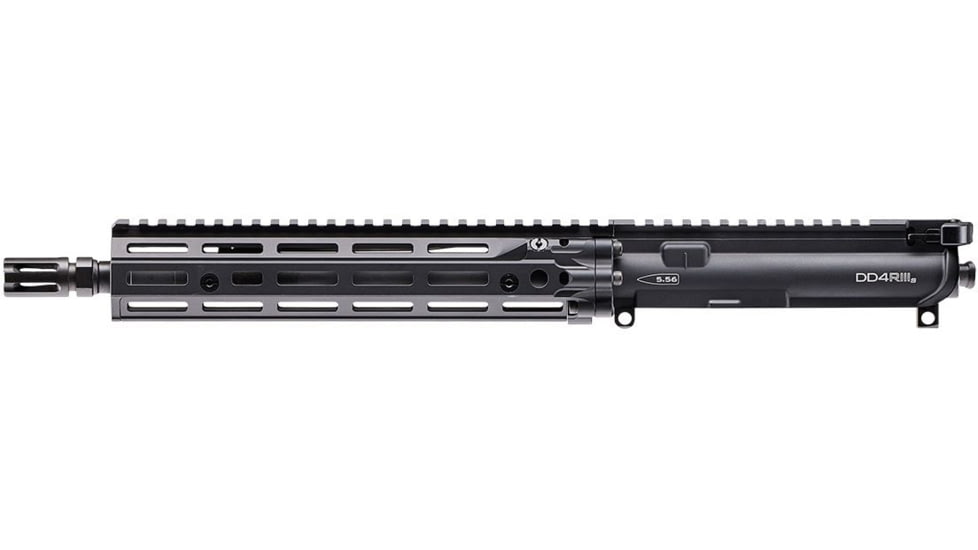 Daniel Defense Upper Receiver with Flash Hider Assembly DD4 RIIIS URG, 5.56x45mm NATO, 20.5 inch, 11.5 inch Barrel, Government Profile, Carbine Length, 1-7 Twist, 1/2x28 Thread, M-LOK Handguard, Flash Suppressor, Salt Bath Nitride, BLK, 23-191-02397-006
