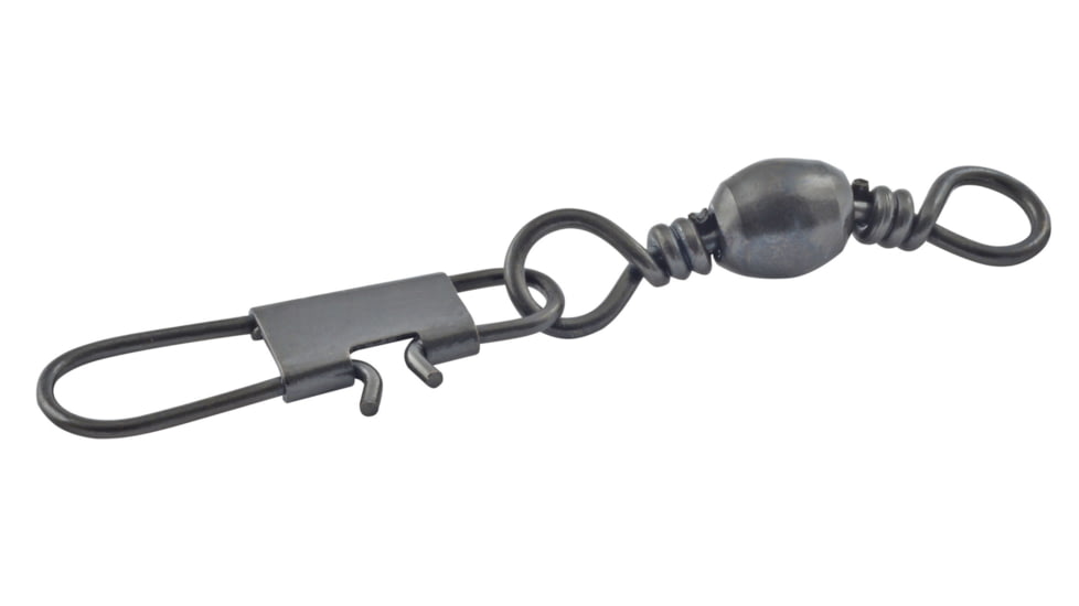 Danielson Barrel Swivel w/Interlock Snap, Size 1, Black, 3/Pack, 2500SPBLK-1