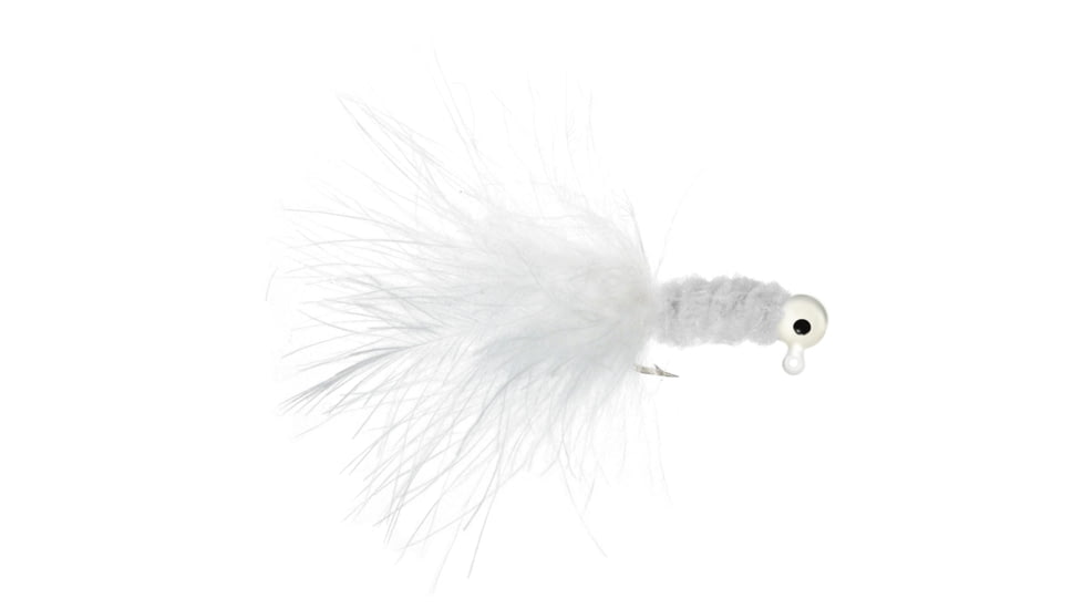 Danielson Crappie Jig 1/32oz White, JGC132WWW