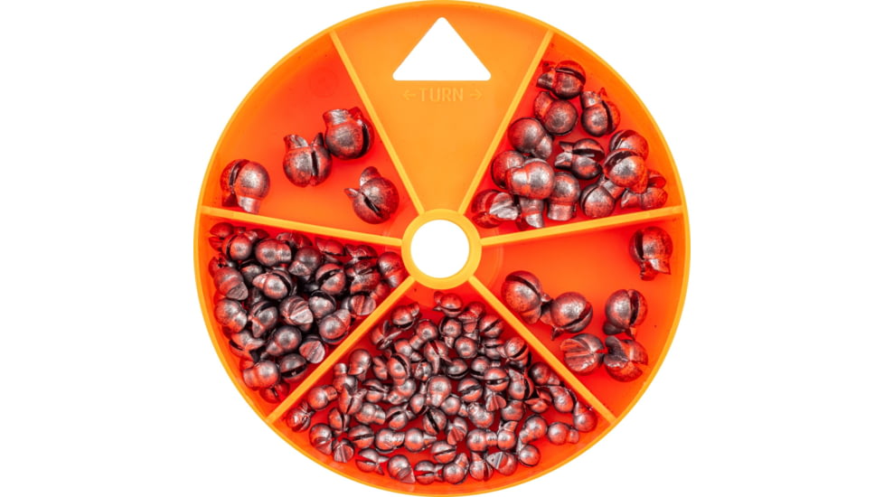Danielson Split Shot Sinker Selector, 124 Piece, RSSD124