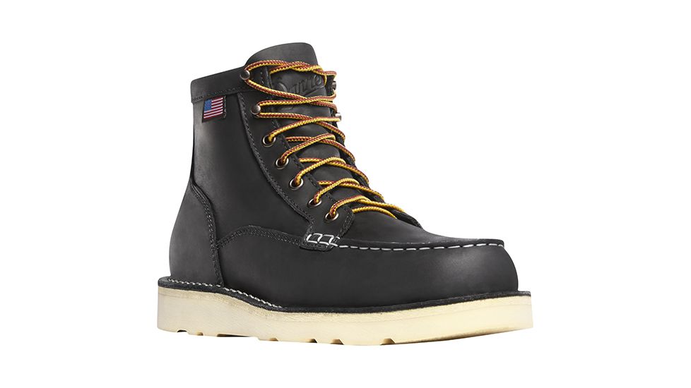 Danner Bull Run Moc Toe 6in Boots, Black, 14D, 15568-14D