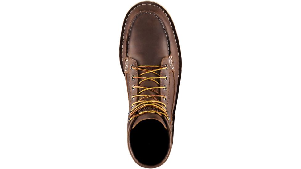 Danner Bull Run Moc Toe 6in ST Boots, Brown, 7.5D, 15564-7-5D