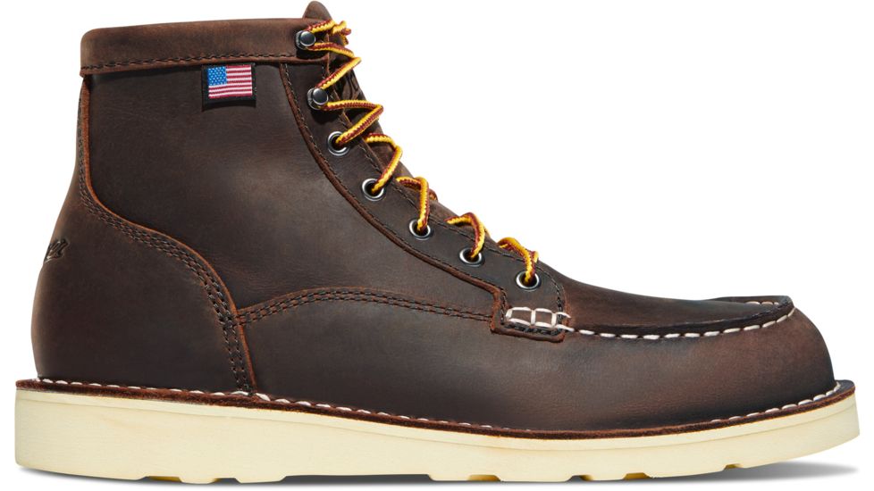 Danner Bull Run Moc Toe 6in Work Boot - Womens, Brown, 6.5 US, Medium, 15575-6.5M