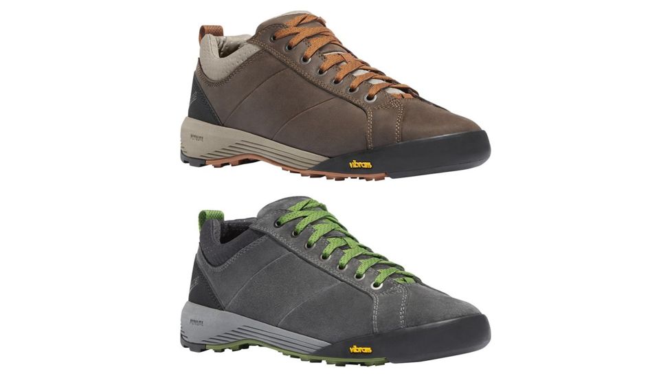 Danner Camp Sherman 3in Hiking Boot - Men's, Dark Brown/Orange, Gray/Green