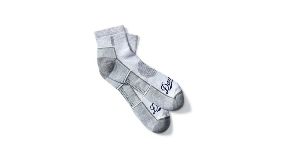 Danner Hike Lightweight Synthetic Quarter Crew Socks, Gray, M 75005-M