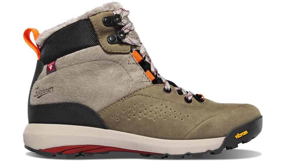 Danner Inquire Mid Winter 5in Shoes - Womens, Hazelwood/Tangerine/Red, 7.5 US, Medium, 64571-M-7.5