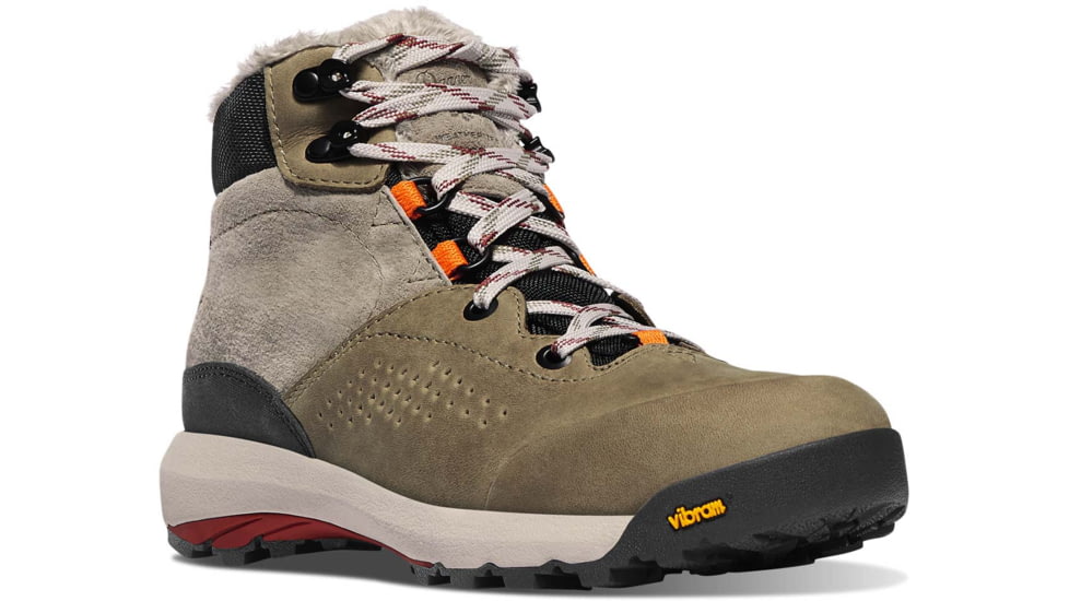 Danner Inquire Mid Winter 5in Shoes - Womens, Hazelwood/Tangerine/Red, 7.5 US, Medium, 64571-M-7.5