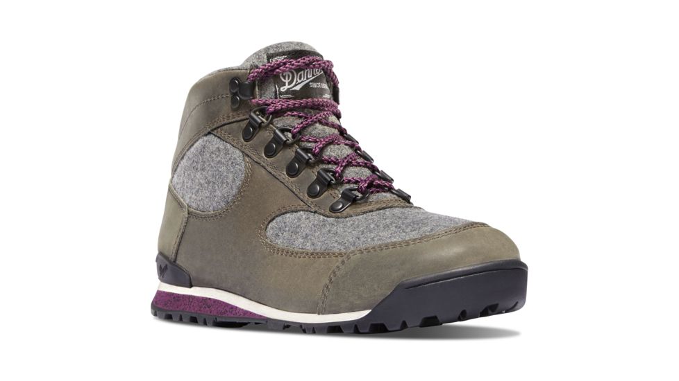 Danner Jag Wool 4.5in Height Hiking Boots - Womens, Wool Smoke Gray, Medium, 8.5, 32228-M-8.5