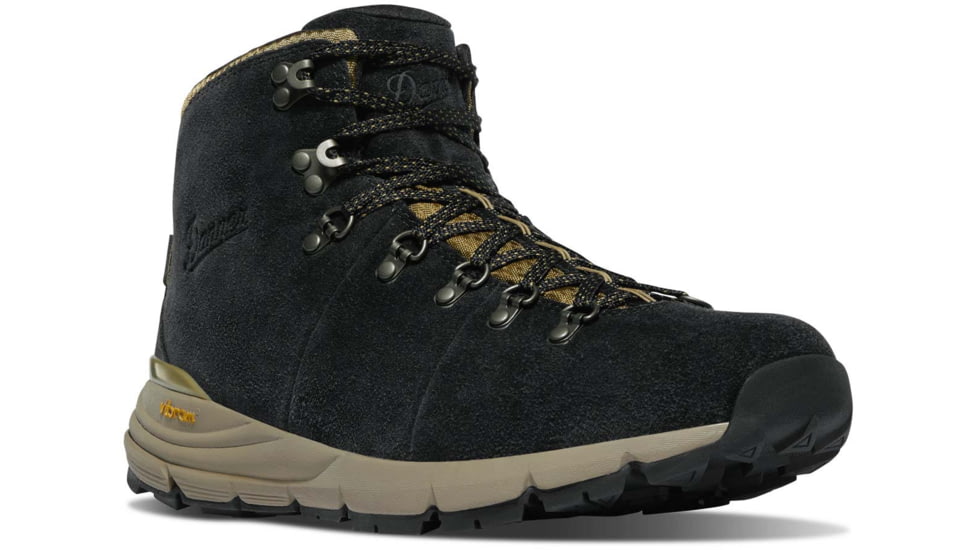 Danner Mountain 600 4.5 in Hiking Boots - Mens, Wide, Black/Khaki, 11.5, 62287-11.5D