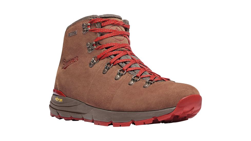 Danner Mountain 600 4.5in Hiking Shoes - Men's, Brown/Red, 9 US, Medium, 62241-D-9