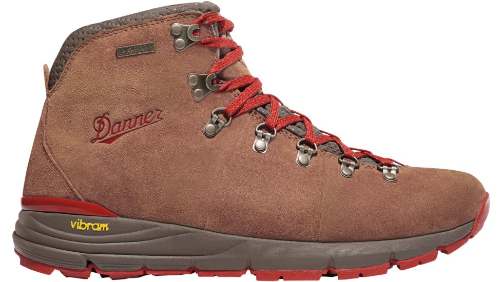 Danner Mountain 600 Hiking Boot - Men's-Brown/Red-Medium-9