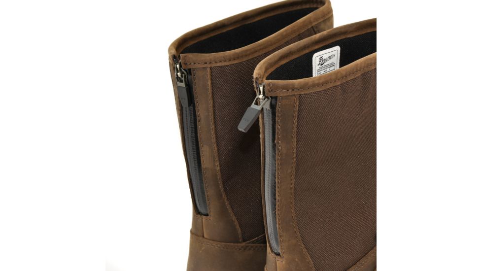 Danner Sharptail Rear Zip 10in Boots, Dark Brown, 11D, 45025-11D