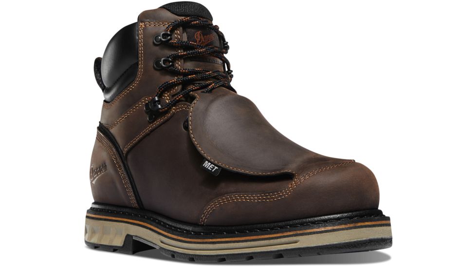 Danner Steel Yard 6in Hot Steel Toe/Met Guard Work Boot - Mens, Brown, 14 US, Medium, 12532-14D