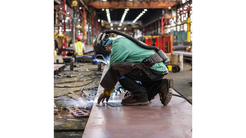 Danner Steel Yard 6in Hot Steel Toe/Met Guard Work Boot - Mens, Brown, 14 US, Medium, 12532-14D