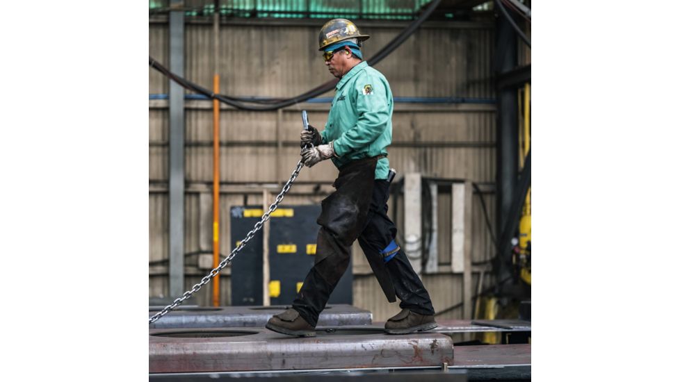 Danner Steel Yard 6in Hot Steel Toe/Met Guard Work Boot - Mens, Brown, 14 US, Medium, 12532-14D