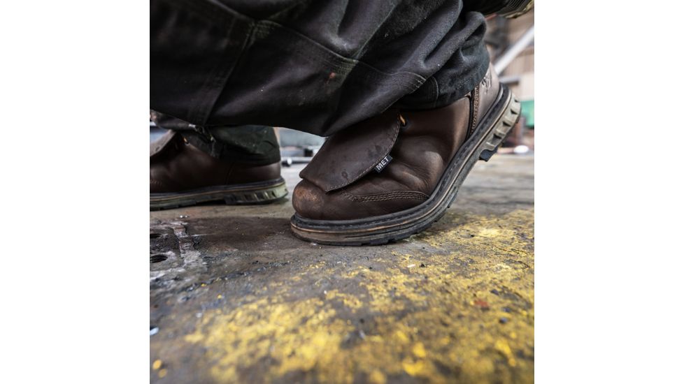 Danner Steel Yard 6in Hot Steel Toe/Met Guard Work Boot - Mens, Brown, 14 US, Medium, 12532-14D