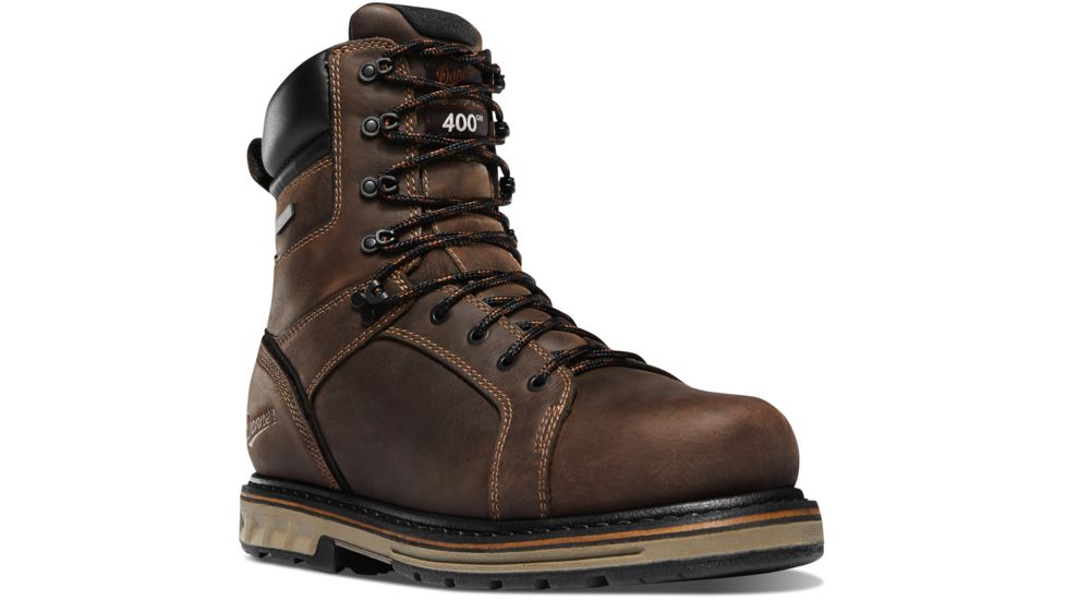 Danner Steel Yard 8in 400G Steel Toe Work Boot - Mens, Brown, 12 US, Wide, 12535-12EE