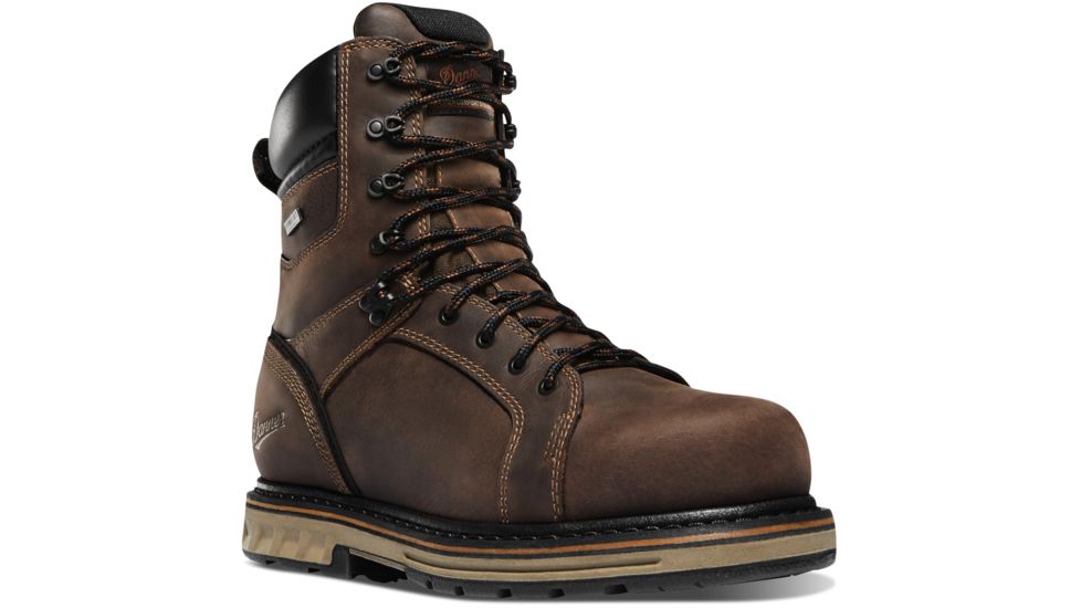Danner Steel Yard 8in Steel Toe Work Boot - Mens, Brown, 10.5 US, Medium, 12534-10.5D