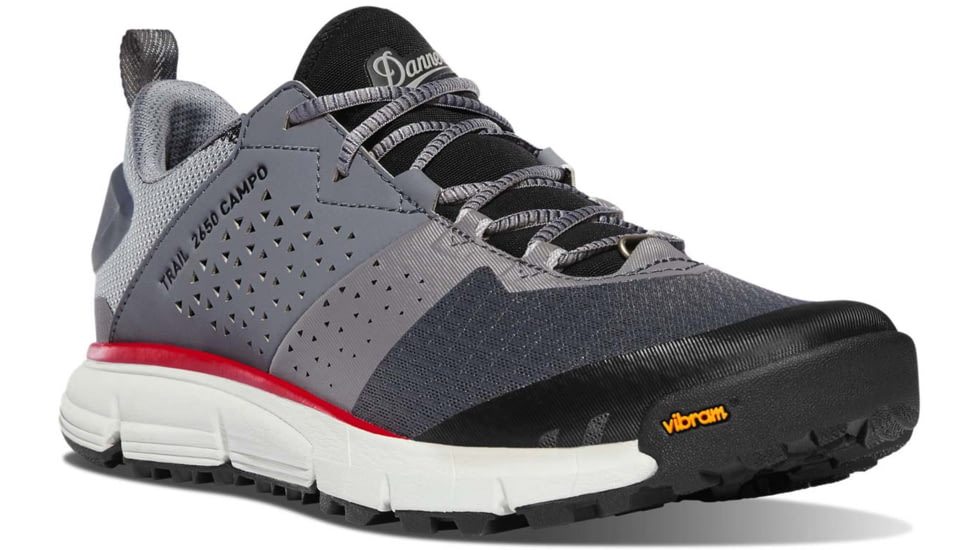 Danner Trail 2650 Campo 3in Height Shoes - Mens, Slate/Red, 13, Width EE, 68941-13-EE