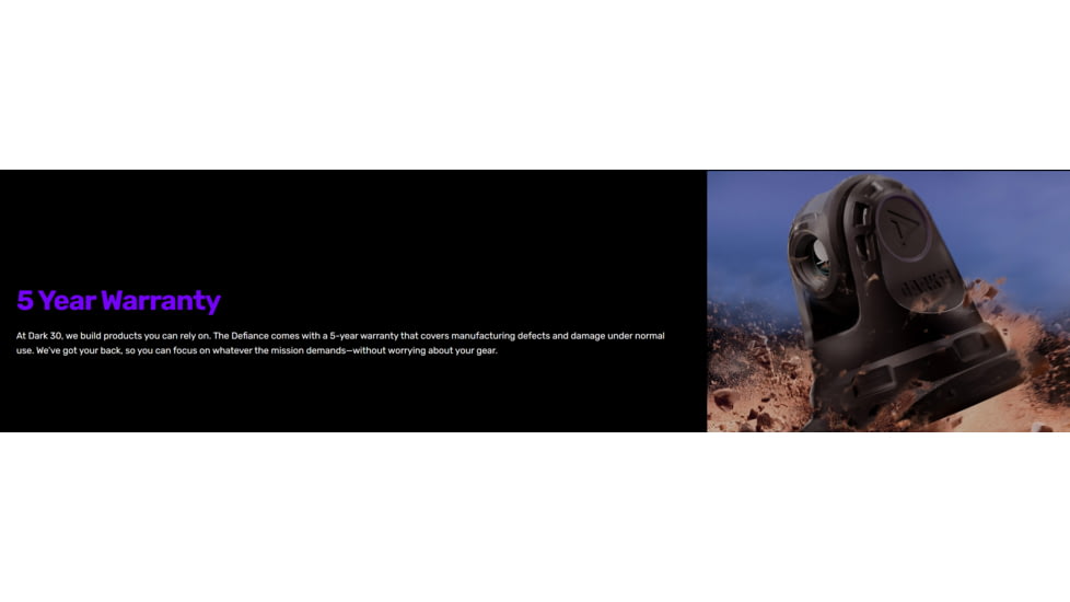 Dark 30 Defiance LS 384 PTZ Thermal Imaging Camera, 30mm, 60 Hz, 640x480 Pixels, Black, DT27001