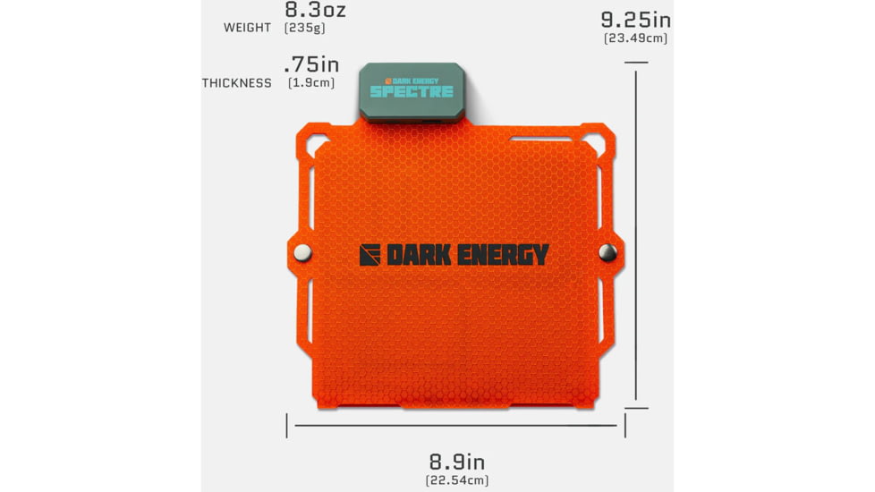 Dark Energy 8W Spectre Solar Panel Folding, HiVis Orange, 1102982