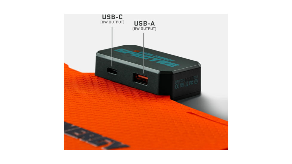 Dark Energy 8W Spectre Solar Panel Folding, HiVis Orange, 1102982