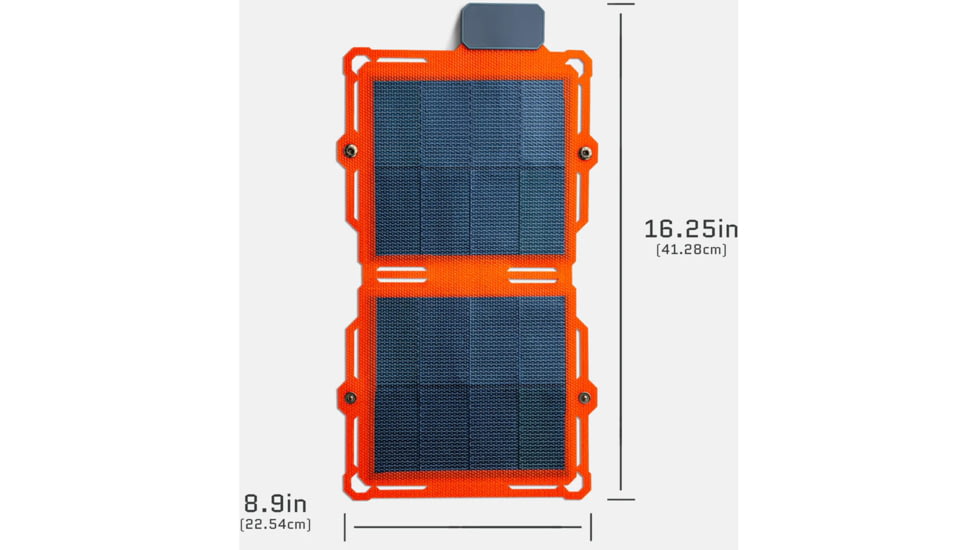 Dark Energy 8W Spectre Solar Panel Folding, HiVis Orange, 1102982