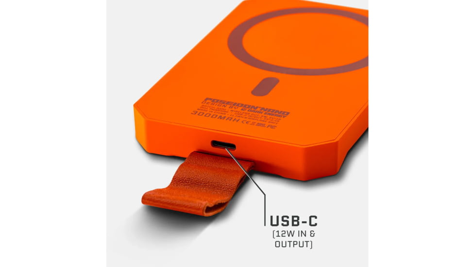 Dark Energy Poseidon Nano Wireless Charger, Orange, 1102984