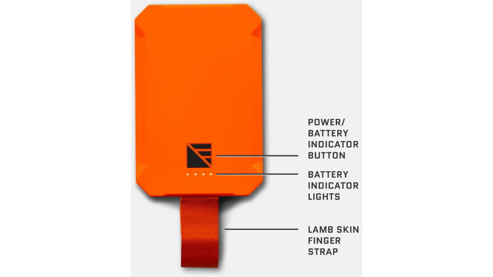 Dark Energy Poseidon Nano Wireless Charger, Orange, 1102984