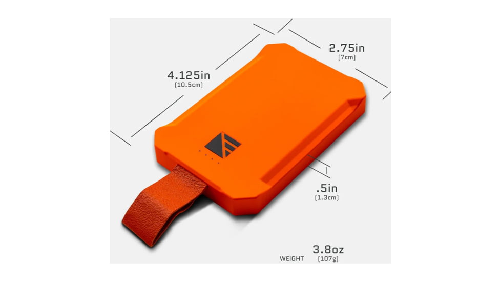 Dark Energy Poseidon Nano Wireless Charger, Orange, 1102984