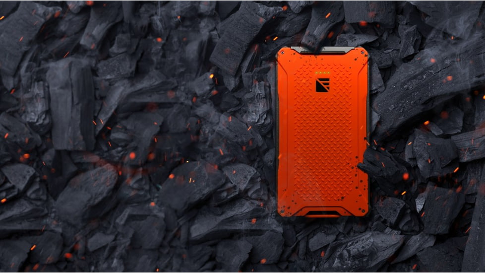 Dark Energy Poseidon Pro Indestructible Charger, Hi-Vis Orange, PSPRO10HIVIS