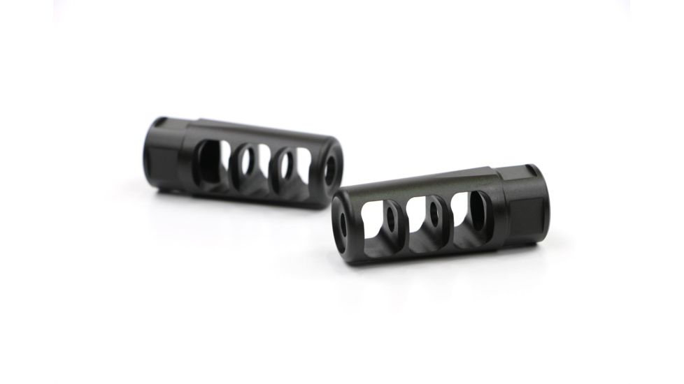 Dark Hour Defense 3 Gun Muzzle Brake, 5.56mm, 1/2x28 Threads, Black DH3G556 BLK